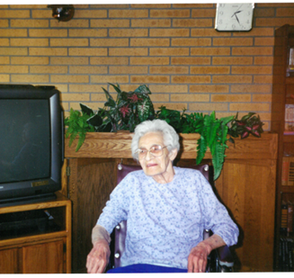 Tresa Portra LaCounte Holzmer, a tribal elder of the Turtle Mountain Band of Chippewa in North Dakota