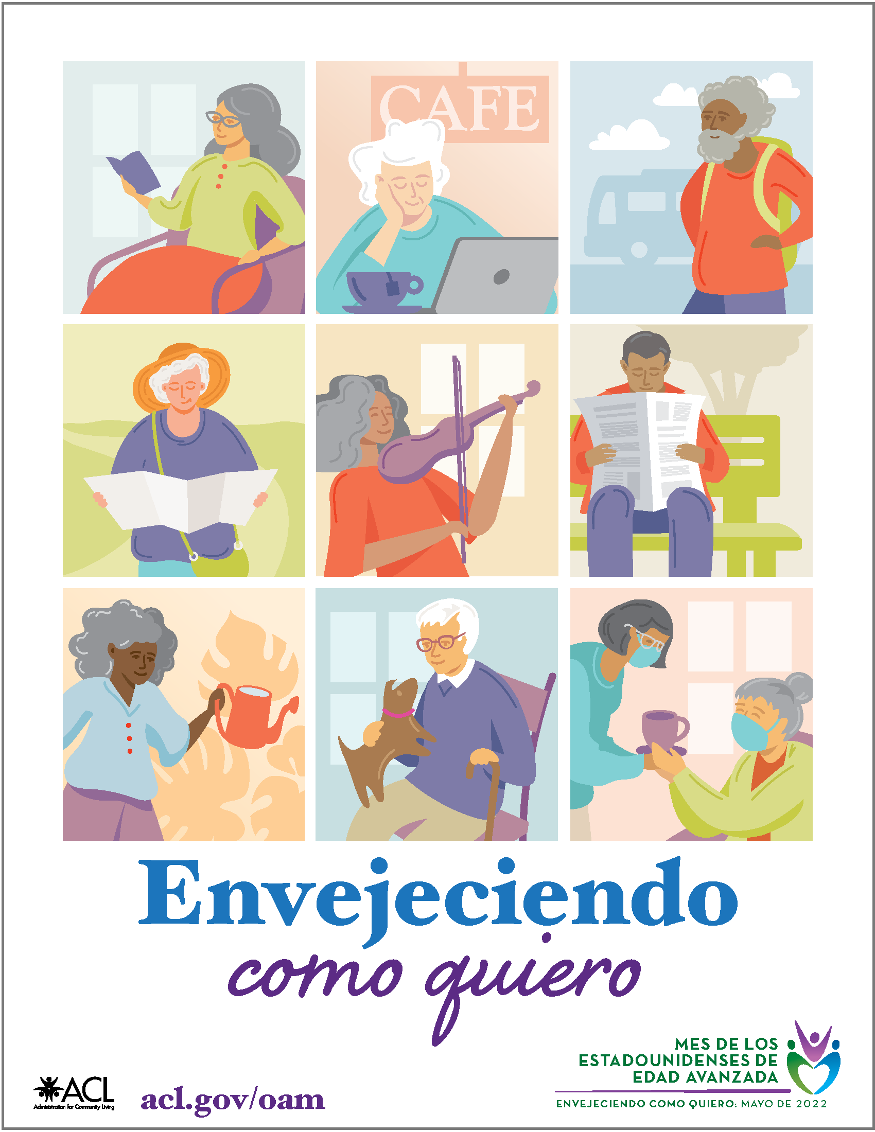 OAM Spanish flier: Envejeciendo como quiero